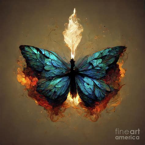 Fire Breathing Butterfly Digital Art By Cindy Singleton Fine Art America