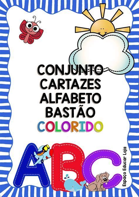 Alfabeto Completo Da Língua Portuguesa → Abecedário Para Abc Centers