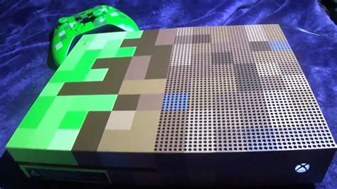 Minecraft Xbox One S Limited Edition Unboxing Youtube