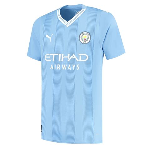 Camisa Manchester City I 2324 Torcedor Puma Masculino Azul Claro