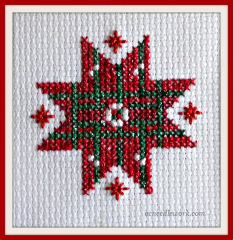 Counted Cross Stitch Stars Are Here And Free Acneedlework