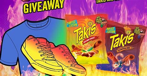 Takis Color Changing Giveaway The Freebie Guy