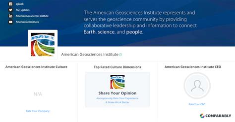 American Geosciences Institute Culture Comparably