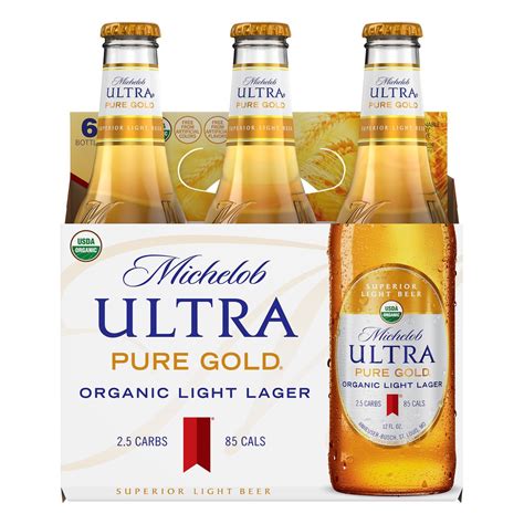 Pure Gold Organic Light Lager Michelob Ultra 6 X 12 Fl Oz Delivery