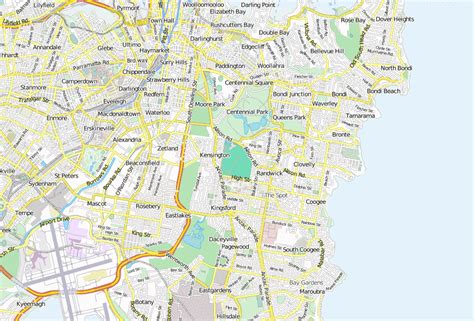 Royal Randwick Racecourse Stadtplan Mit Luftbild Und Hotels Von Sydney