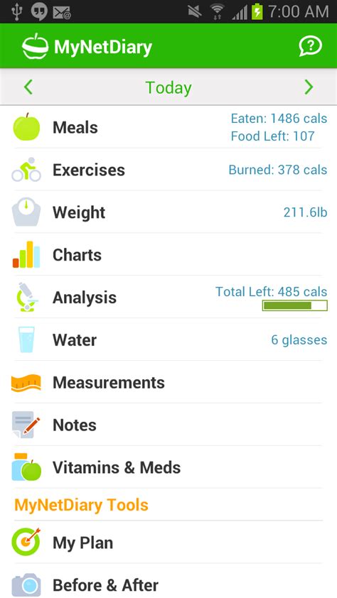 Track everything that you eat & drink. The Best Calorie Counter and Food Diary App for Android ...