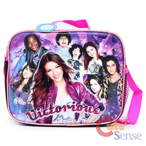 Victorious Victoria Justice School Lunch Bag Insulated Sanck Bag Pink