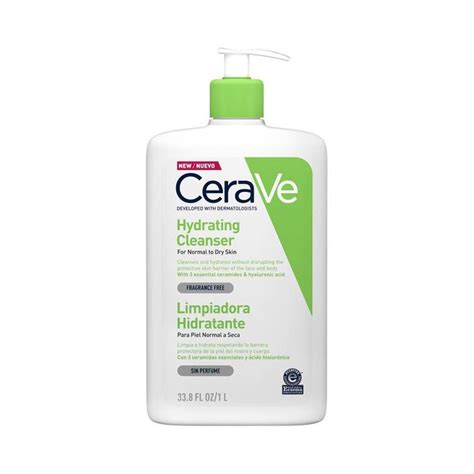 It is a rich moisturizer and contains natural vitamin e. Buy CeraVe Hydrating Cleanser 1L Online at Chemist ...