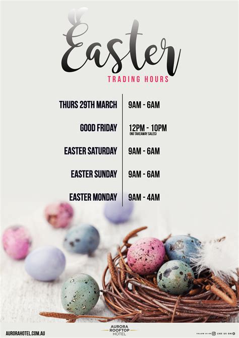Easter Trading Hours Aurora Rooftop Hotel Rooftop Bar Sydney