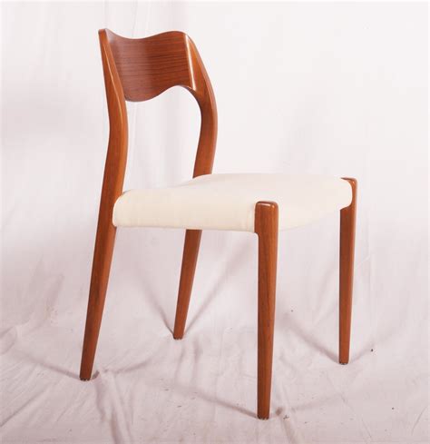 Model 71 Teak Dining Chairs By Niels Otto Møller For Jl Møllers 1951