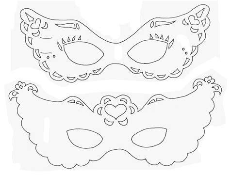 100 Moldes De Máscaras De Carnaval Para Imprimir Como Fazer Em Casa