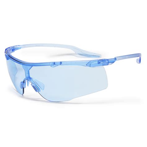 Airgas Rad64051268 Radnor® Saffire™ Blue Safety Glasses With Blue Polycarbonate Anti Scratch