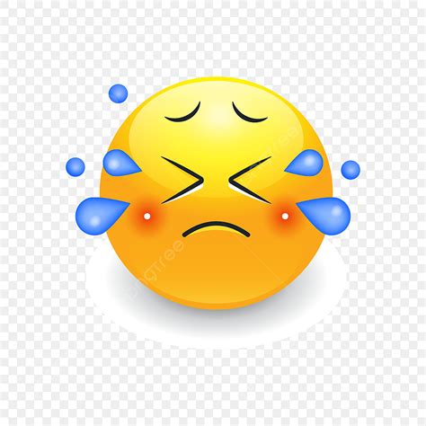 Crying Emoji Vector Hd Images Crying Emoji In 3d Rendering Cute Emoji