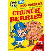 The original cap'n crunch cereal was developed t. Crunch Berries (Cap'n Crunch) Cereal | MrBreakfast.com