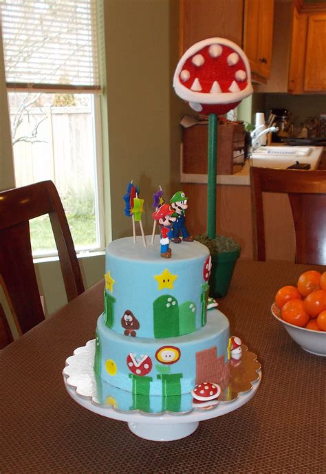 Mario bros cakes its the first time i make 5 tiered cake, n its really challenging me to do it.but i'm happy how it turn out to be. Super Mario Brothers Cake - CakeCentral.com