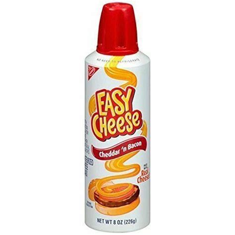 Kraft Easy Cheese Squeeze Can Cheddar N Bacon Flavor For Sale Online Ebay