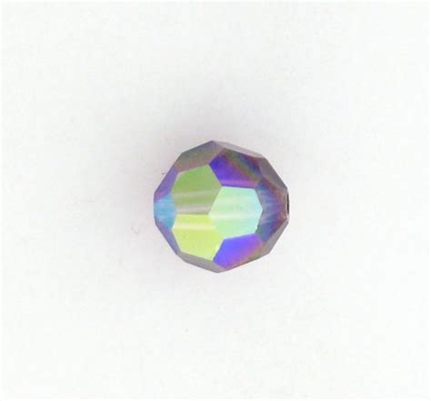 5000 4mm Swarovski Round Crystal Amethyst Ab Crystal Findings