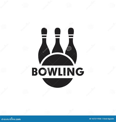 Bowling Sport Icon Logo Design Vector Template Stock Vector