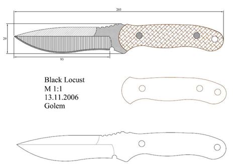 Descuentos de hasta el 70%, envío urgente y contrarrembolso. Plantillas para hacer cuchillos | Knives, Blacksmithing ...