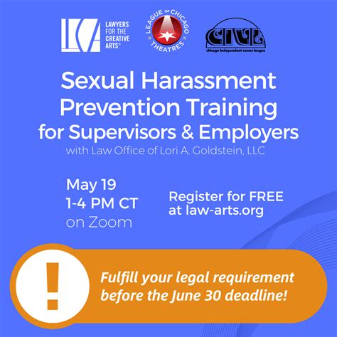 sexual harassment prevention training for supervisors and employers lawyers for the creative arts