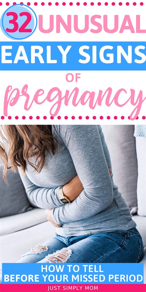 Unusual Early Signs Symptoms Of Pregnancy Artofit