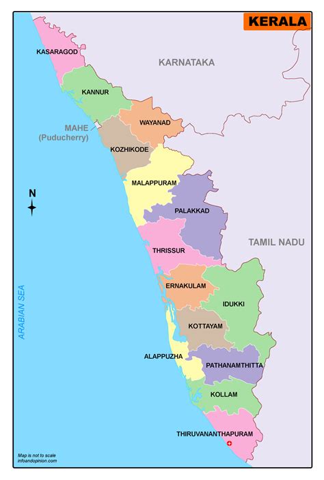 Political Map Of Kerala Political Map Of India With The Several Porn