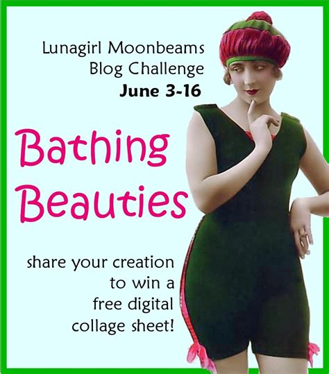 Lunagirl Moonbeams By Lunagirl Vintage Images Blog Challenge Bathing