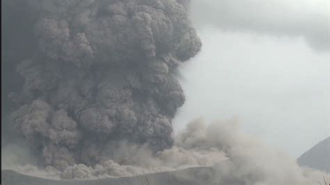 Japanese Volcano Erupting No Evacuations Issued