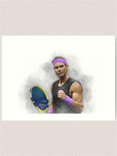 Rafael Nadal Art Print By Jordanrusev Redbubble