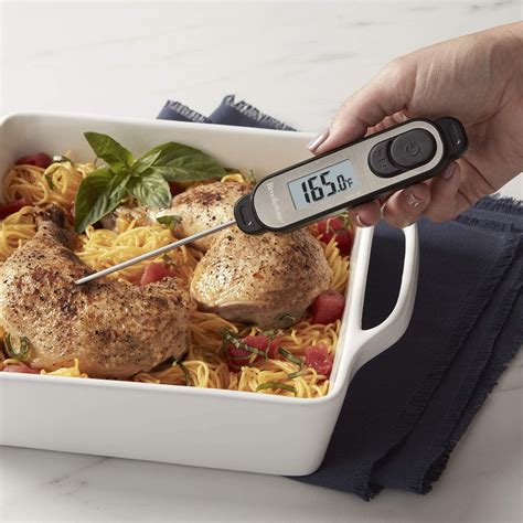 Review Brookstone Waterproof Precision Digital Food Thermometer Ultra