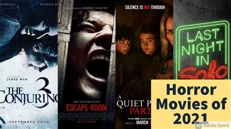 There are a whopping 30 different movies set to arrive on netflix on january 1st alone, including. Upcoming Hollywood Horror Movies of 2021
