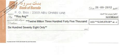 Visit our company website for more information about us : Cheque Writing/ Printing Software for United Arab Emirates ...