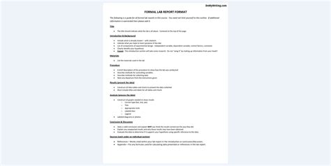 It is symmetrical about its mean of 0. Writing A Lab Report: Everything A Student Should Know To ...