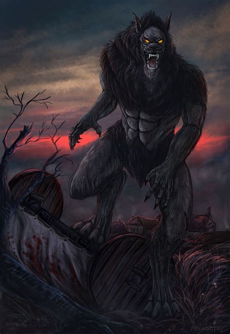 Werewolf Vs Vampire Werewolf Art Fantasy Creatures Mythical