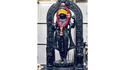 First Look Of Ram Lallas Idol Inside Ayodhya Temple Revealed Around Odisha English Daily