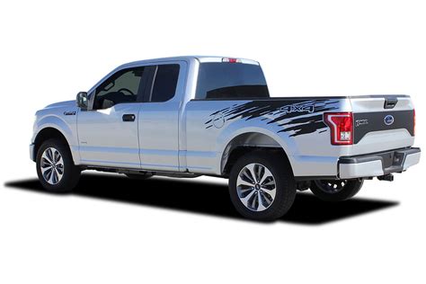 2015 2019 Ford F 150 Truck Bed Vinyl Graphic Racer Rip Decal Side