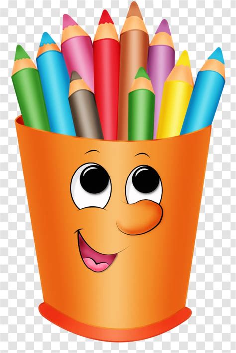 Oil Based Pencil Crayons Clipart