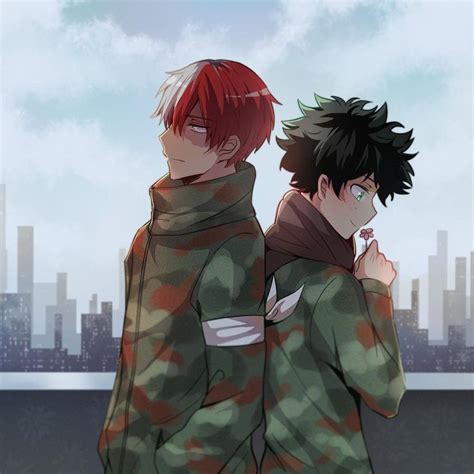 Todoroki Shouto And Midoriya Izuku Boku No Hero Academia My Hero