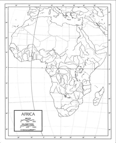Blank Political Map Of Africa Political Map Africa Simplified Black