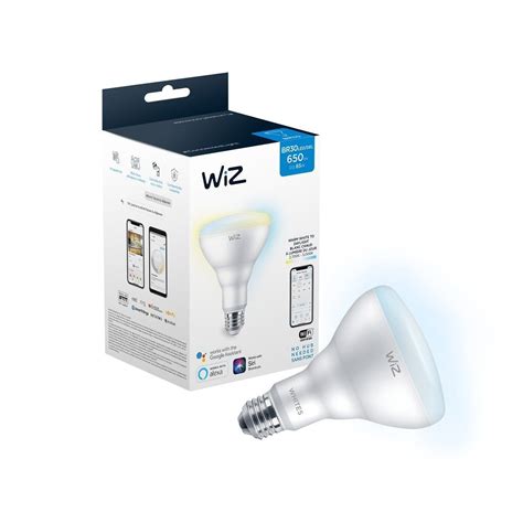 Philips Wiz Smart Led Br30 E26 65w Reflector Light Bulb Dimmable
