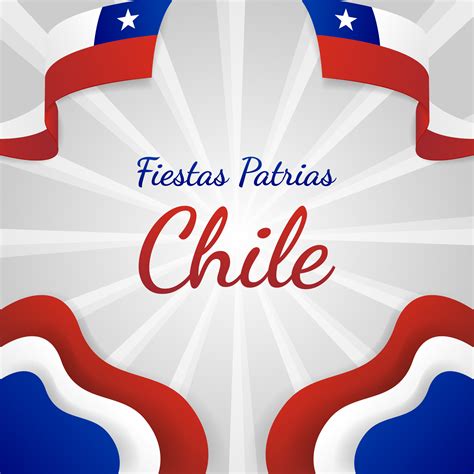 Fiestas Patrias Chile O Chile Nacional Fiesta Celebracion Saludo Con