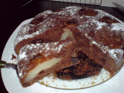 Birnen-Schoko-Nuss-Torte - Rezept mit Bild - kochbar.de