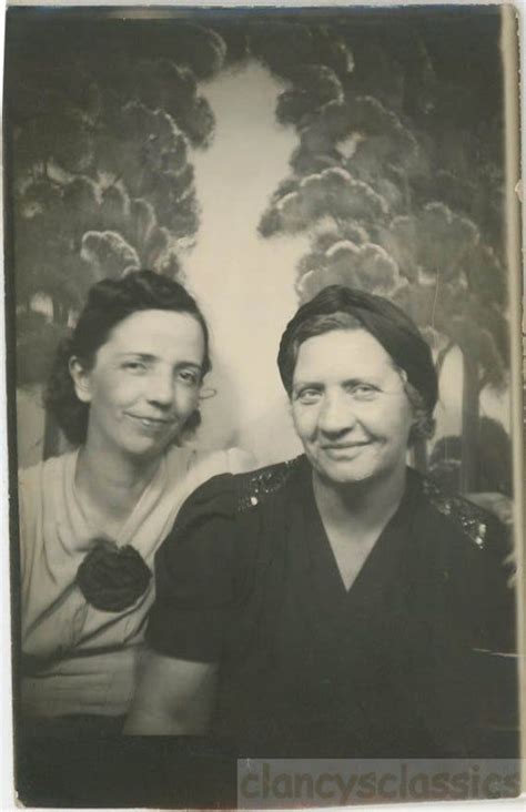 Vintage Photo 1940s Photo Booth Mother And Daughter Oversized Etsy In 2021 1940s Photos