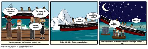 Titanic Comic Strip
