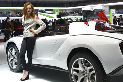 Images Car Show Girls At The Geneva Motor Show 2013