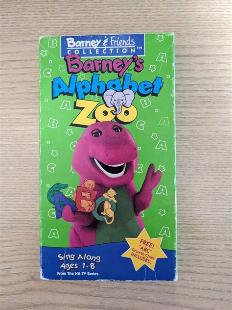 Used Barney Barneys Alphabet Zoo Vhs 1994 Grelly Usa