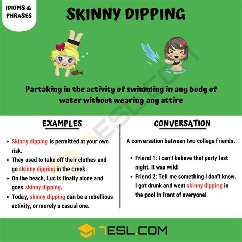 skinny dipping what is skinny dipping with helpful examples 7esl