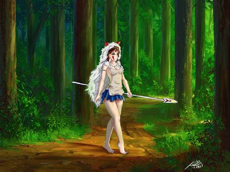 San Princess Mononoke By Kamico9121 On Deviantart