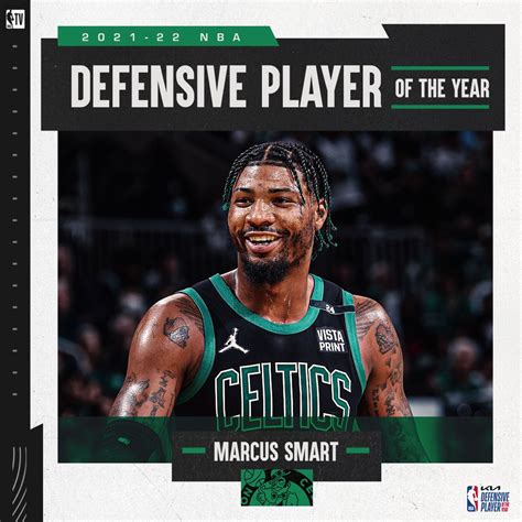 And Your 2022 Nba Defensive Player Of The Year Is Marcus Smart