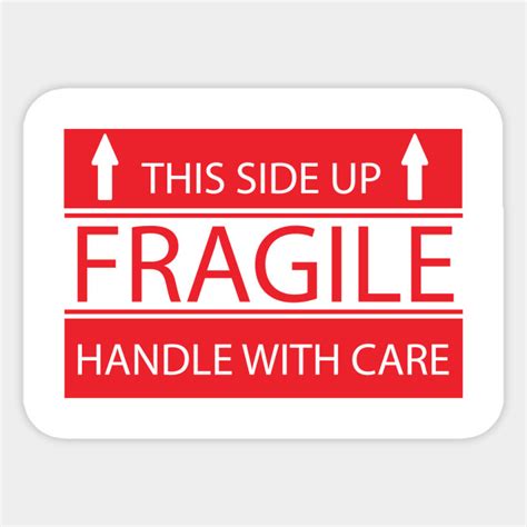 Download fragile and use any clip art,coloring,png graphics in your website, document or presentation. Fragile - Popular Trend - Sticker | TeePublic